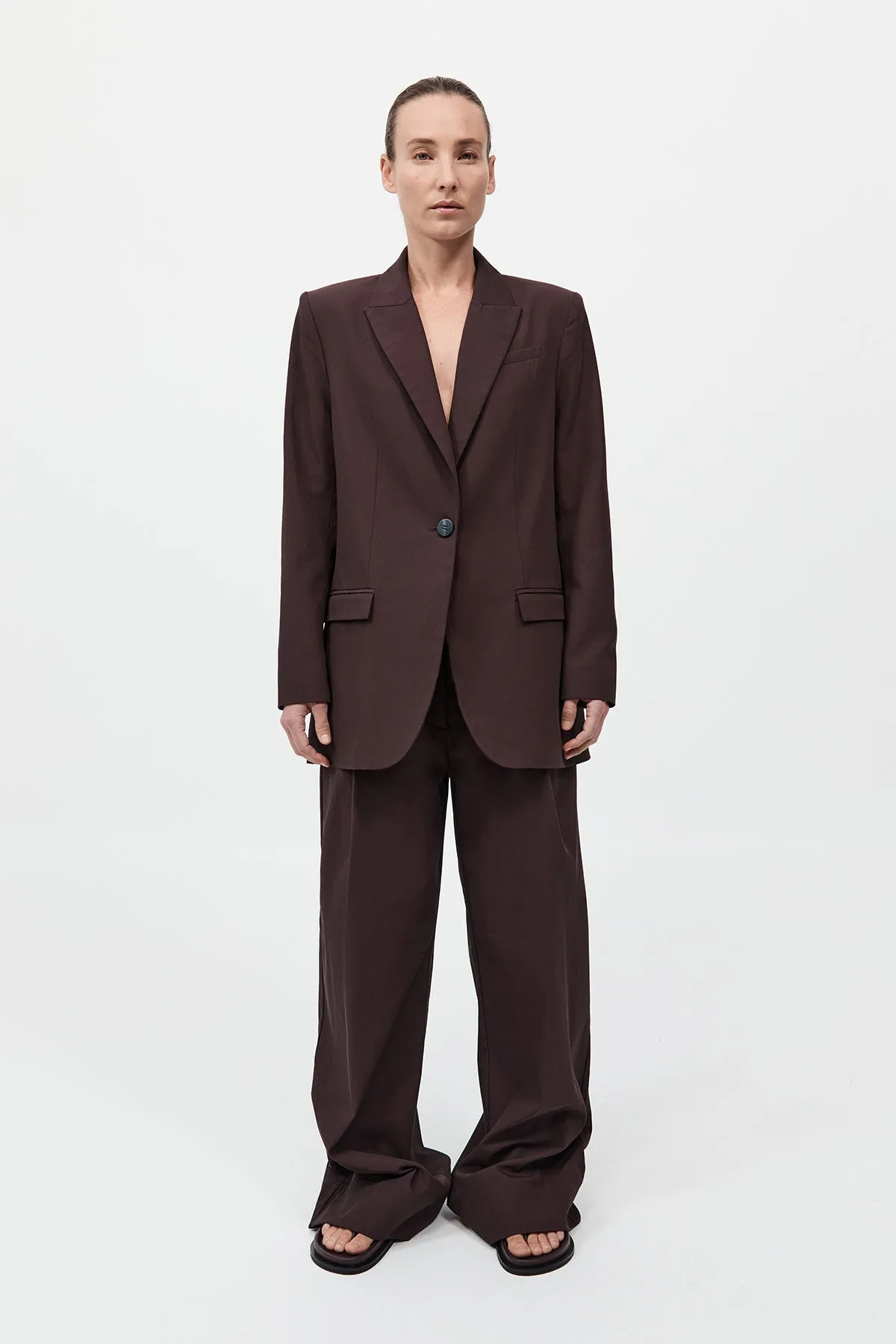 St. Agni - Classic Blazer - Port