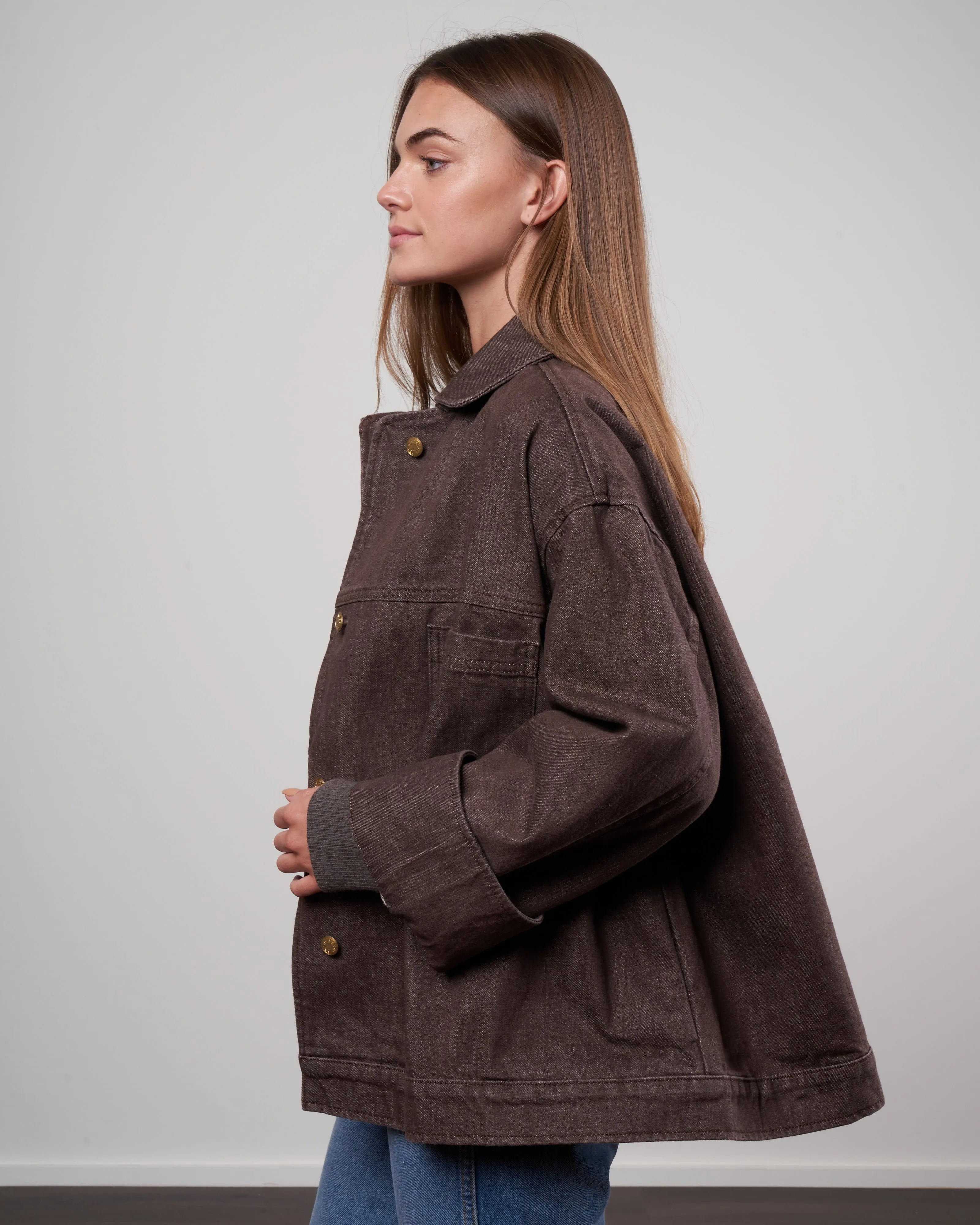 stadium jacket - bay yarn dye
