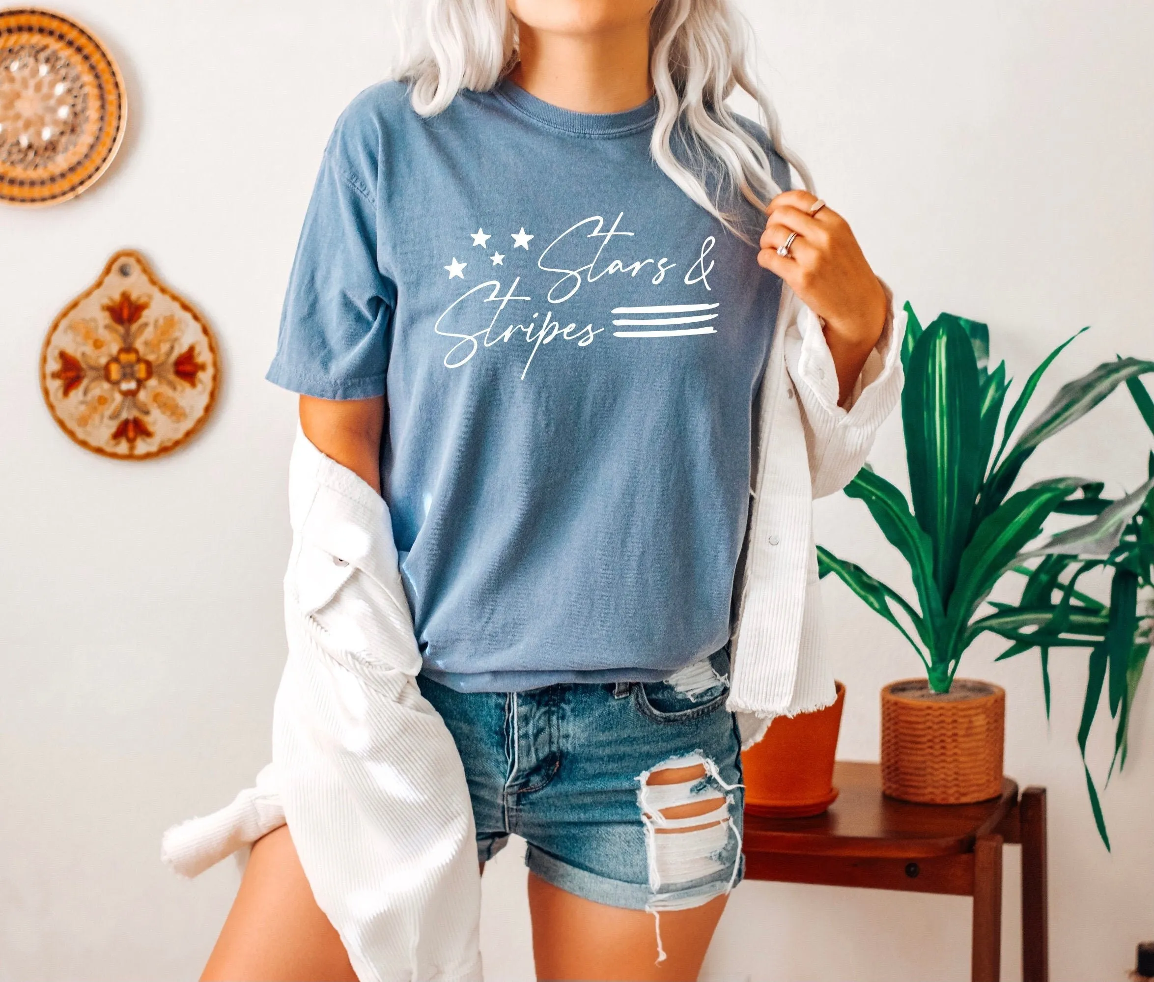 Stars & Stripes Fourth of July T-Shirt
