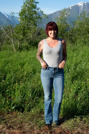 Start From Scratch Basics Bodysuit in Gray