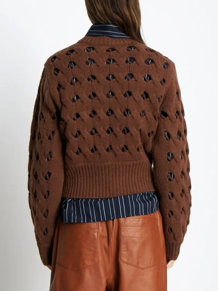 Stella Nova Knitted Sweater with hole pattern
