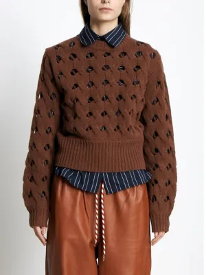 Stella Nova Knitted Sweater with hole pattern