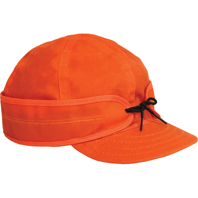 Stormy Kromer Waxed Cotton Cap Blaze Orange