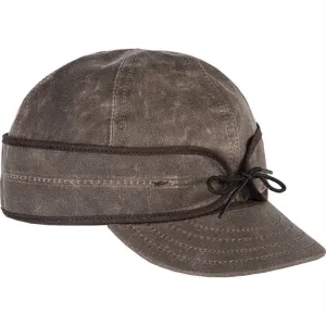 Stormy Kromer Waxed Cotton Cap Dark Oak