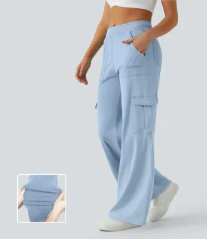 Straight Leg Cargo Jeans