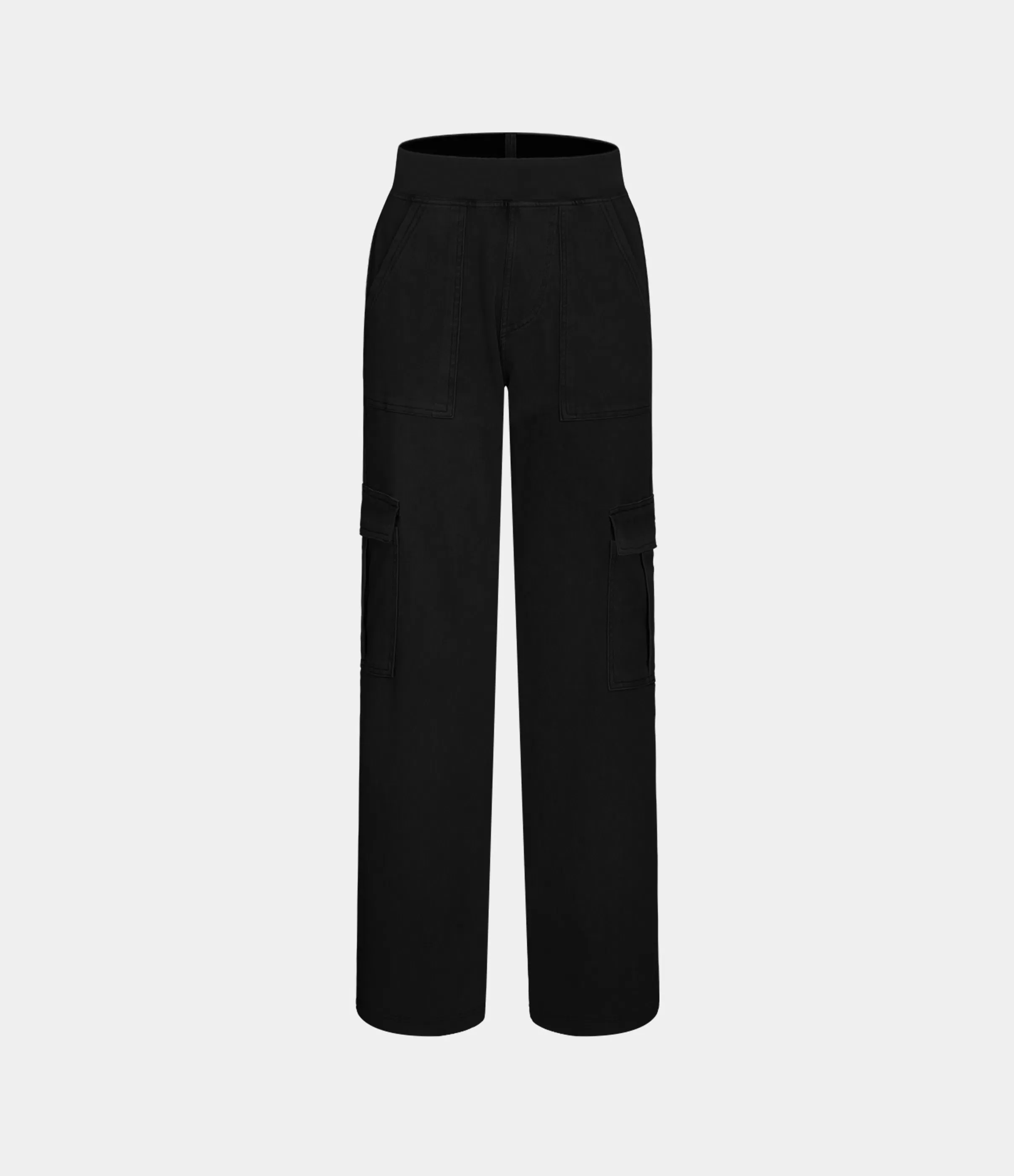 Straight Leg Cargo Jeans