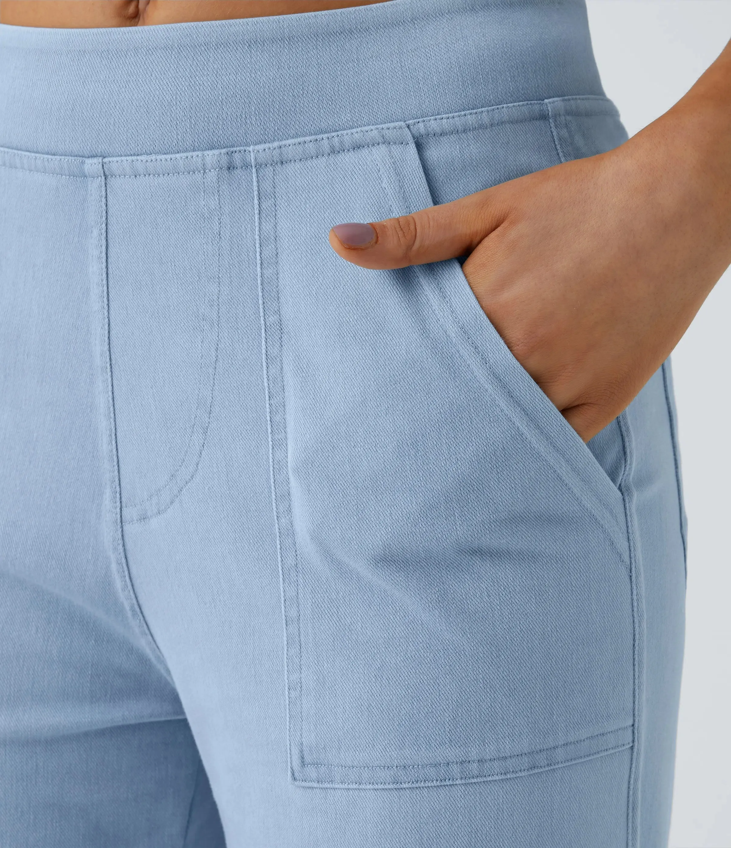 Straight Leg Cargo Jeans