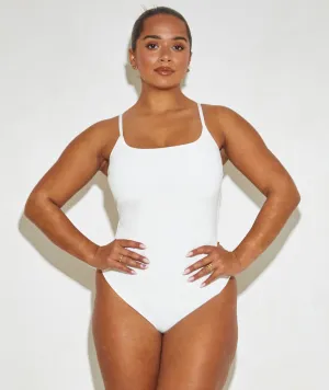 Strappy Cami 'Sonny' Adjustable Bodysuit - Coconut