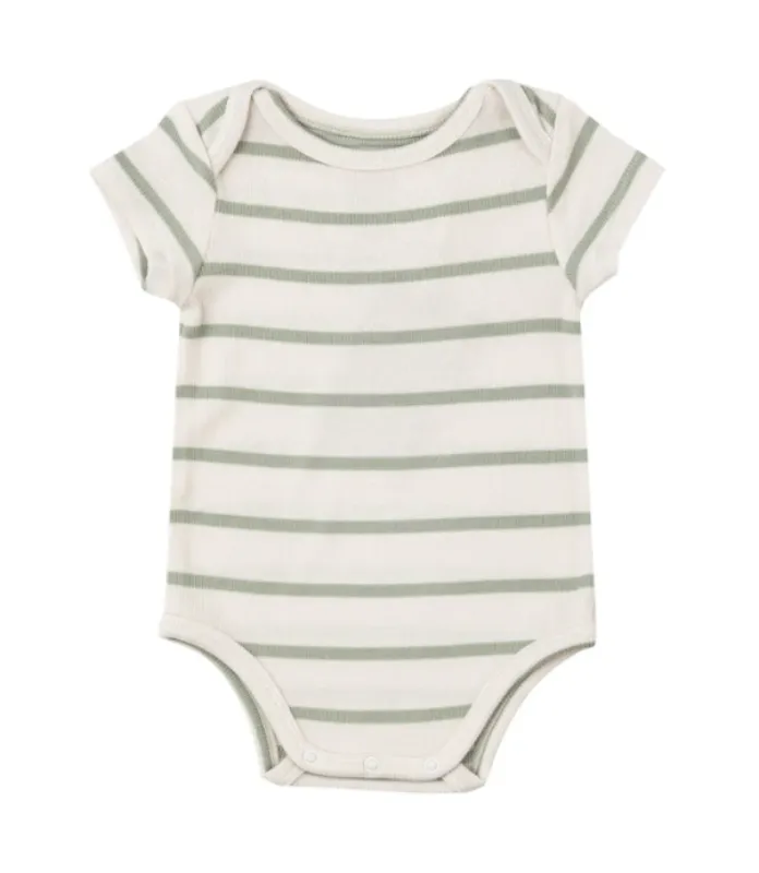 Stripe Bodysuit - Desert Sage
