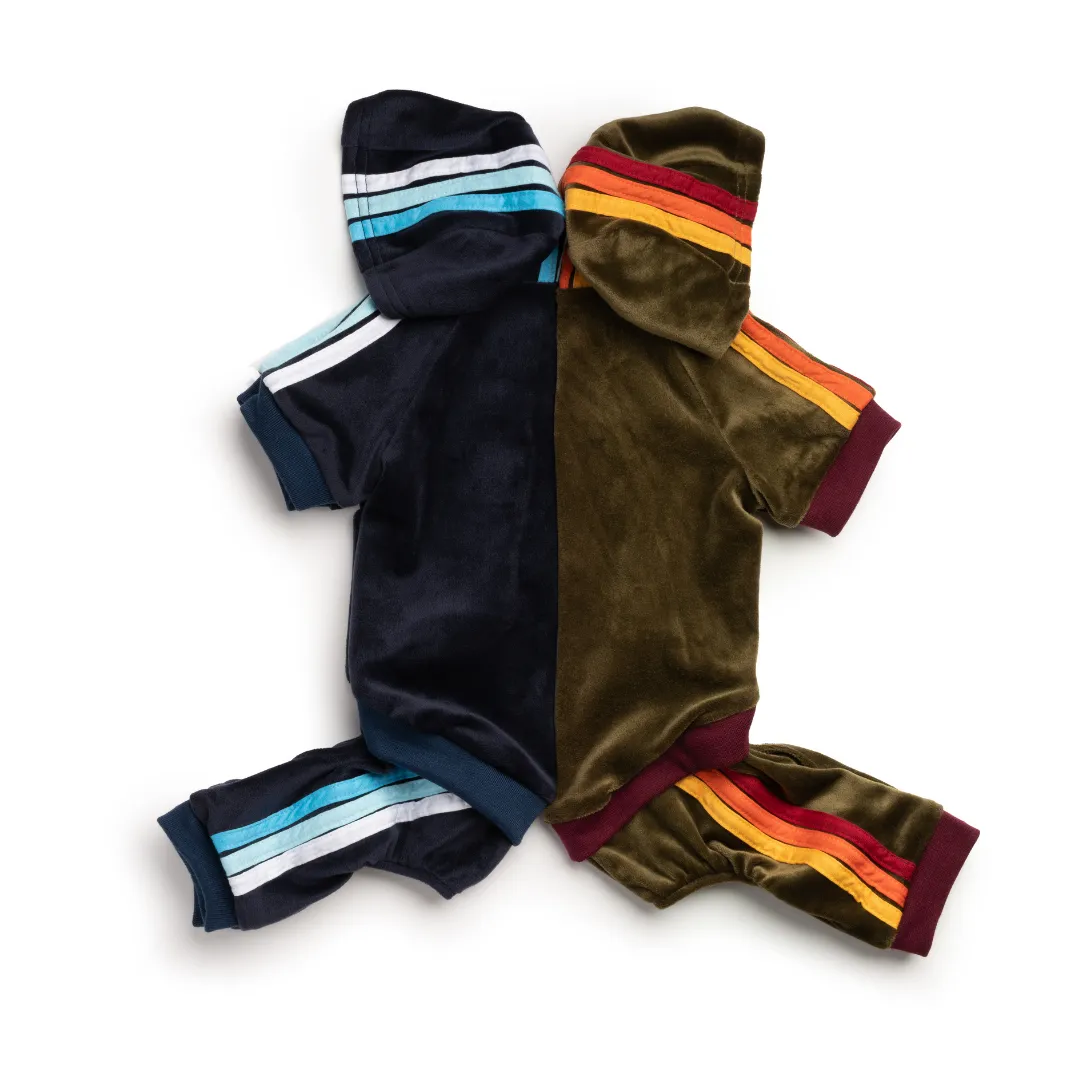 Striped Velour Joggers