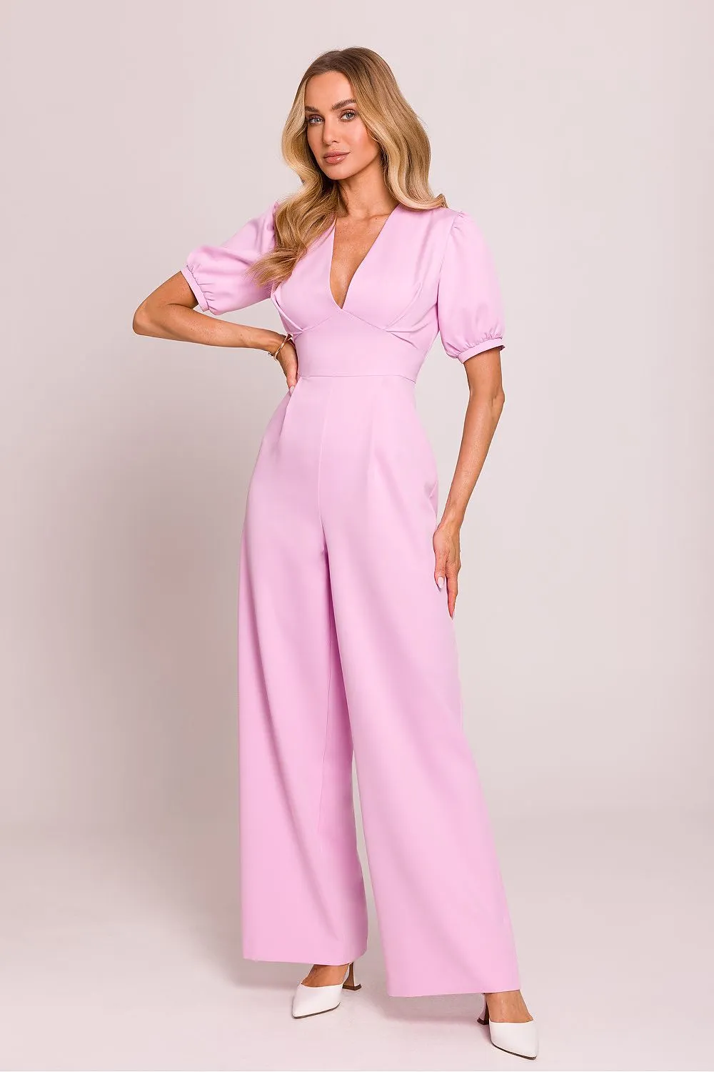 Stylish jumpsuit with a feminine cut