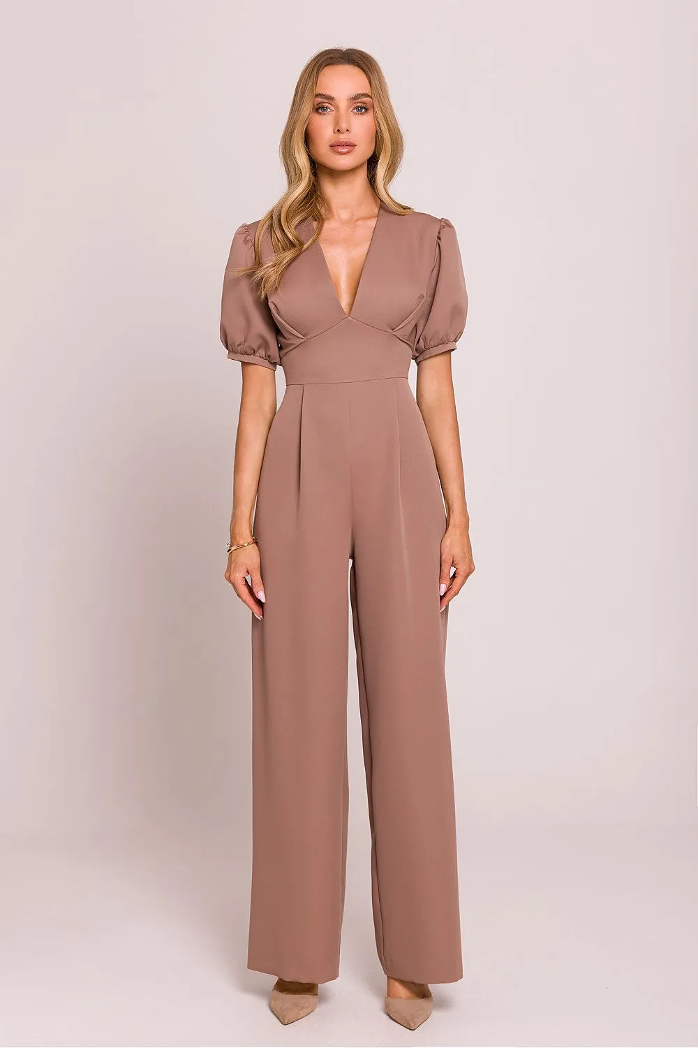 Stylish jumpsuit with a feminine cut