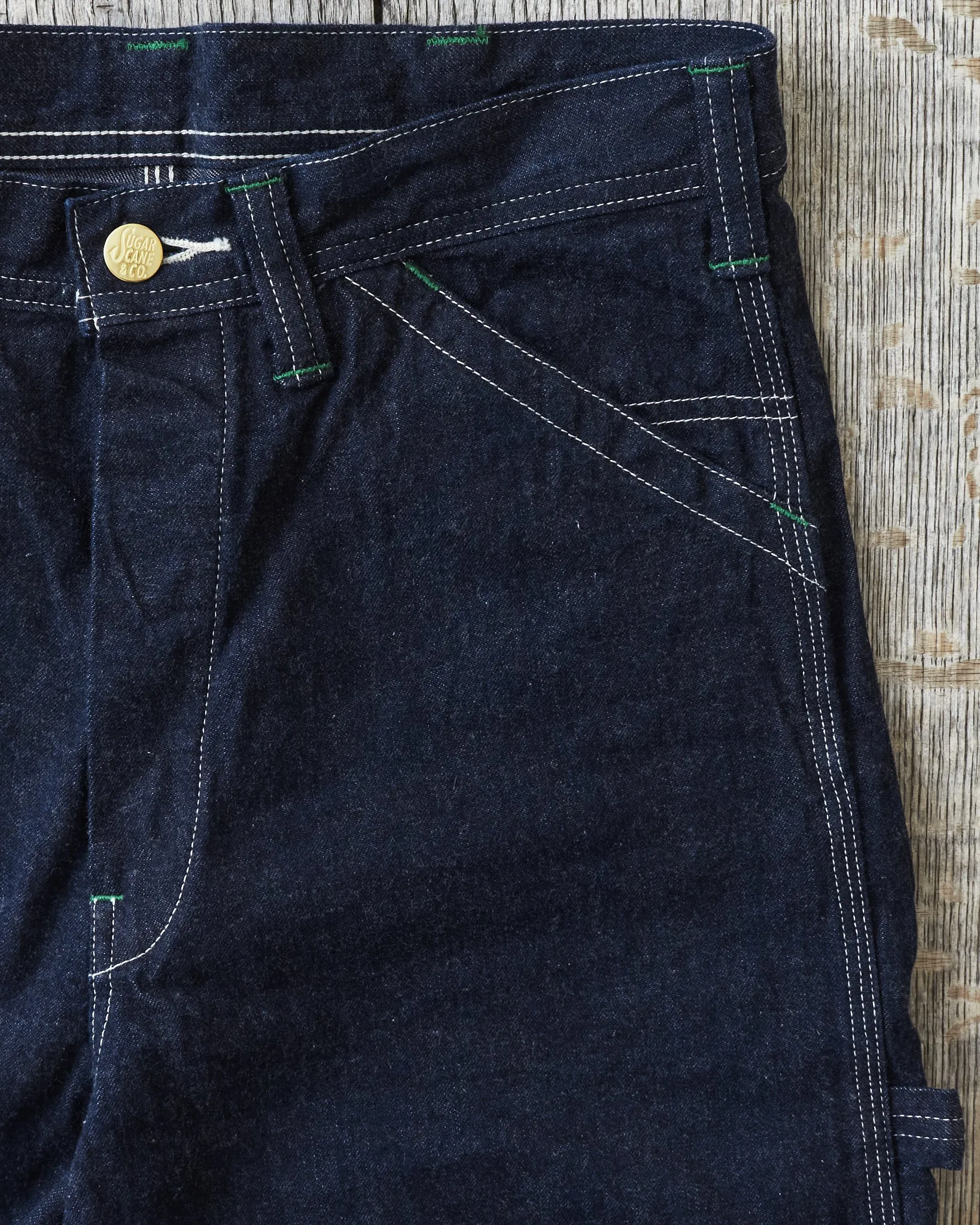 Sugar Cane 13oz. Blue Denim Work Pants SC42495