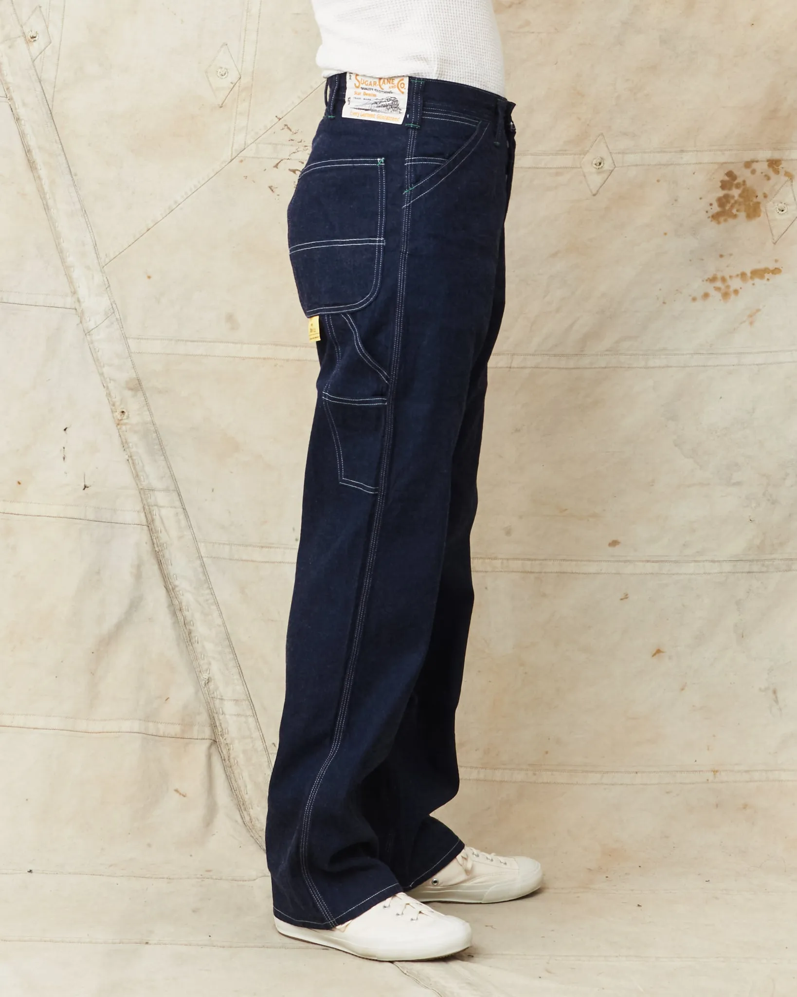 Sugar Cane 13oz. Blue Denim Work Pants SC42495