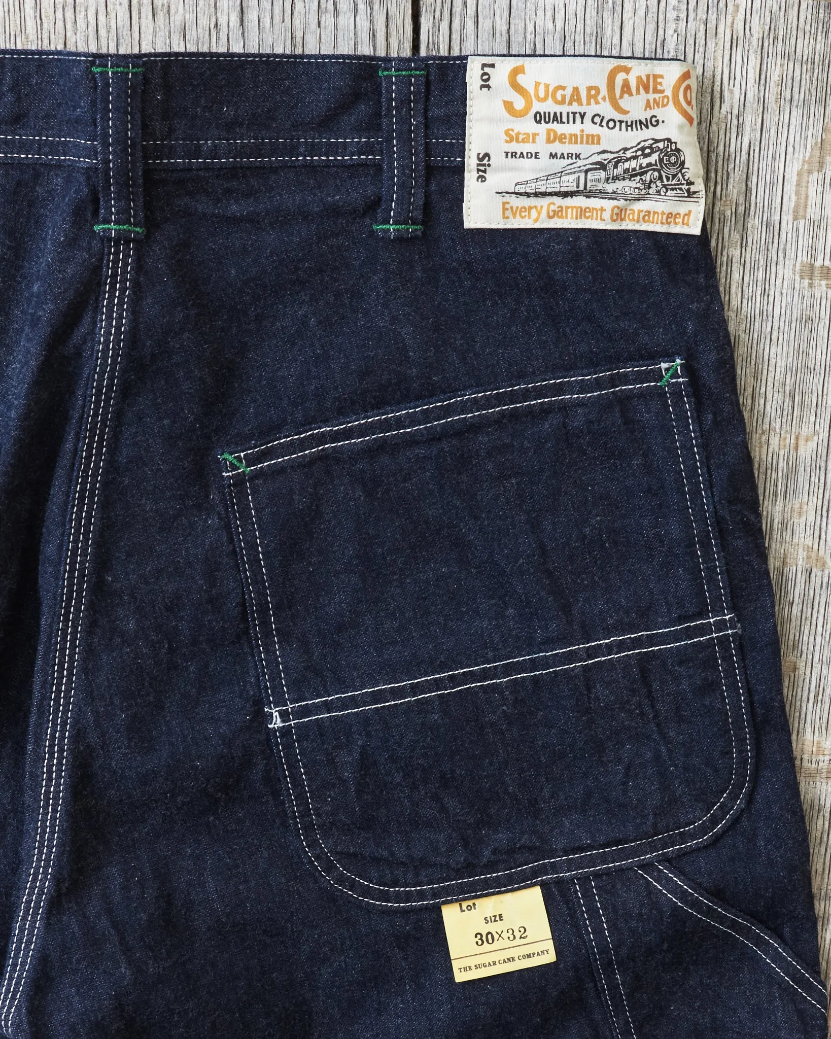 Sugar Cane 13oz. Blue Denim Work Pants SC42495