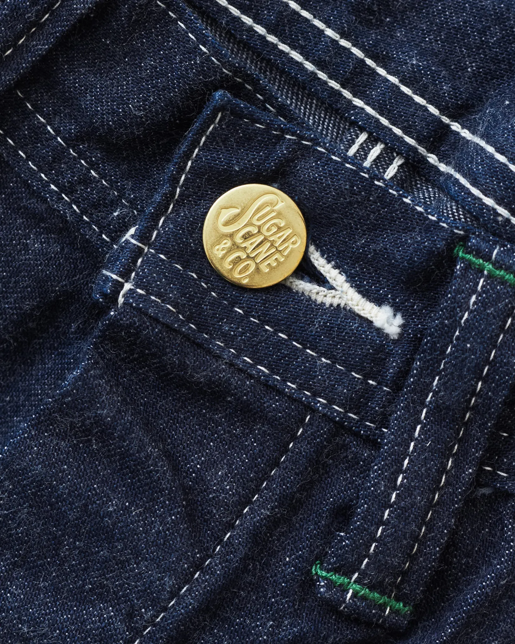 Sugar Cane 13oz. Blue Denim Work Pants SC42495