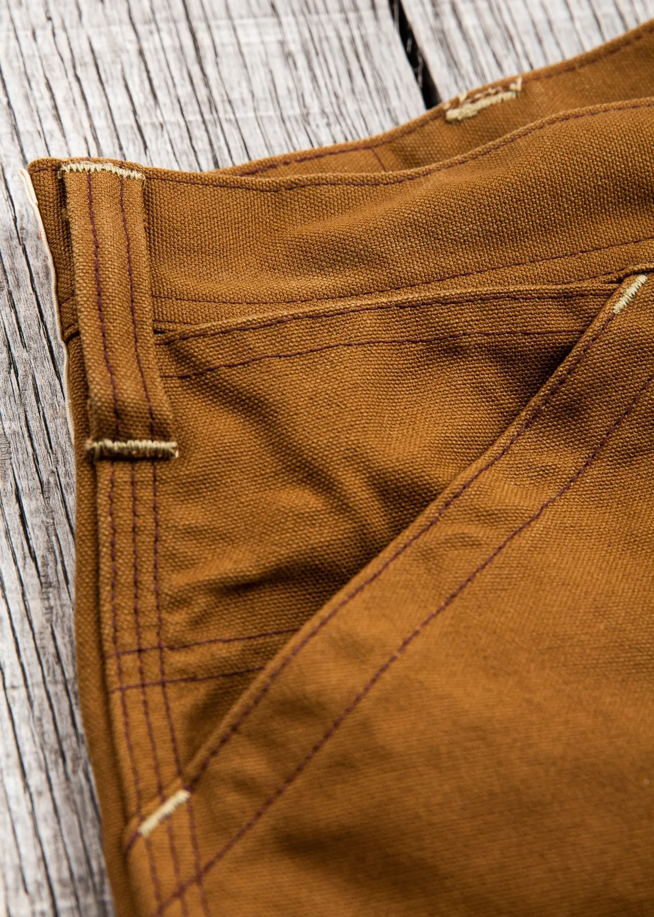 Sugar Cane 13oz. Brown Duck Work Pants SC41824