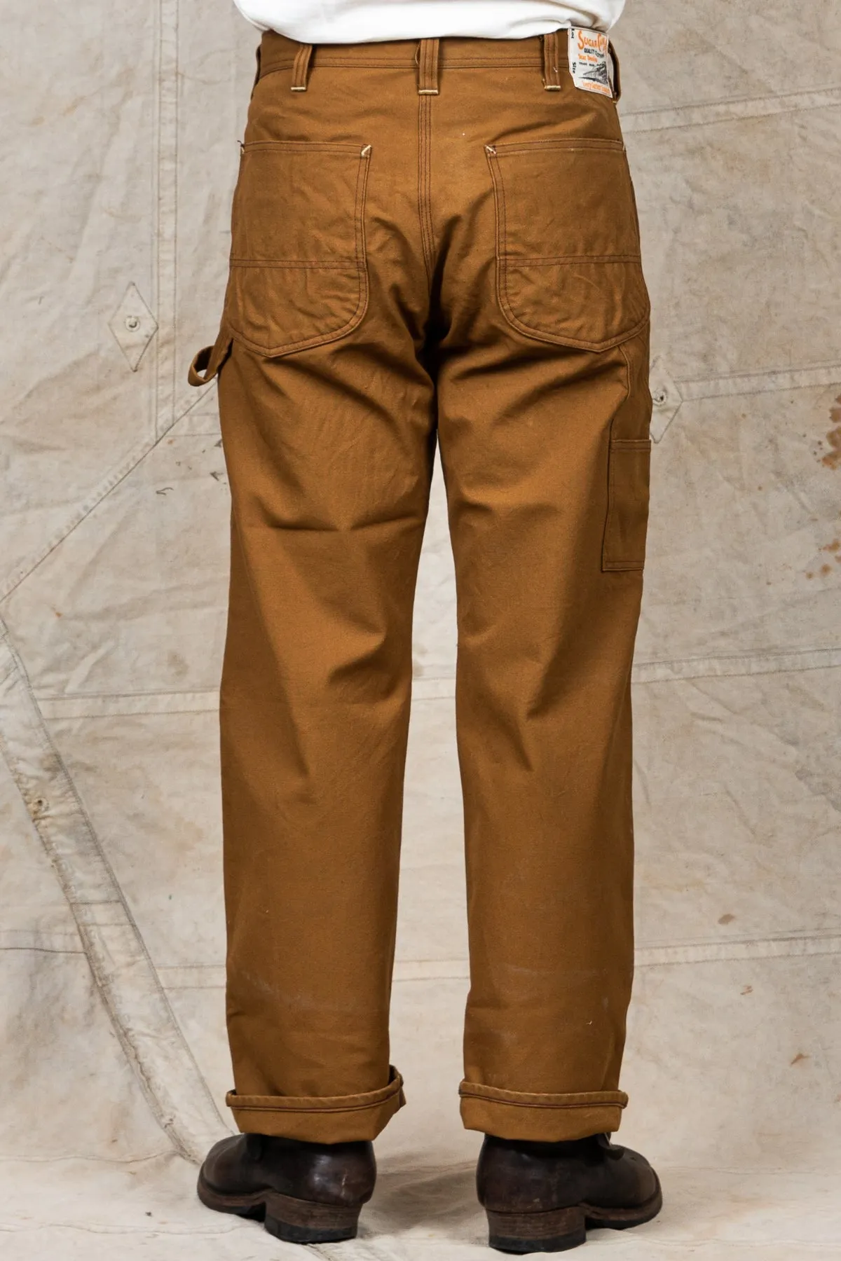 Sugar Cane 13oz. Brown Duck Work Pants SC41824