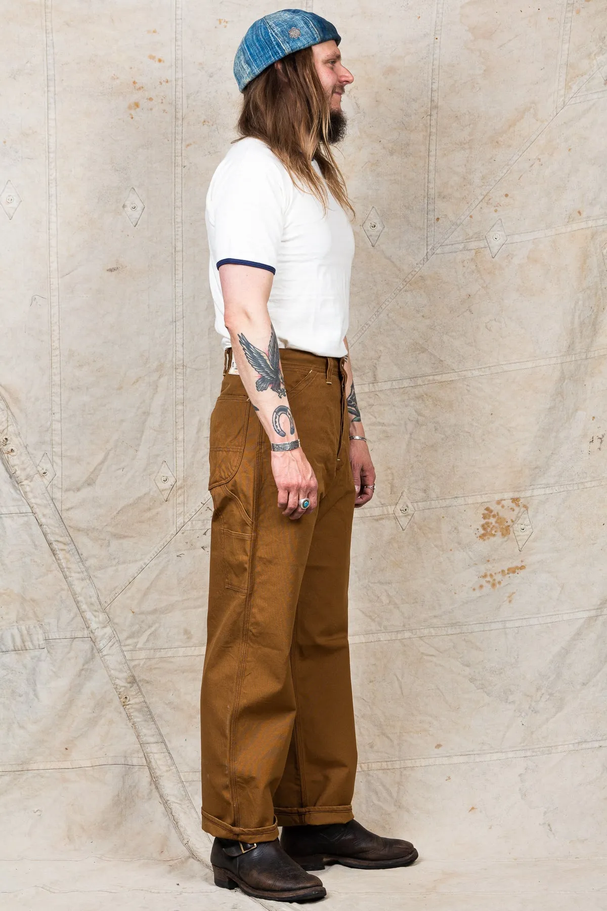 Sugar Cane 13oz. Brown Duck Work Pants SC41824