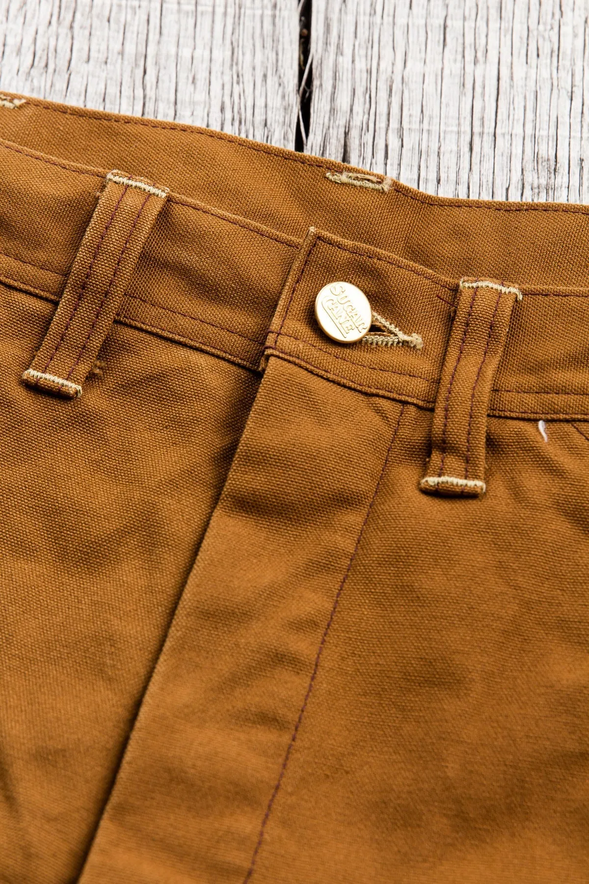Sugar Cane 13oz. Brown Duck Work Pants SC41824