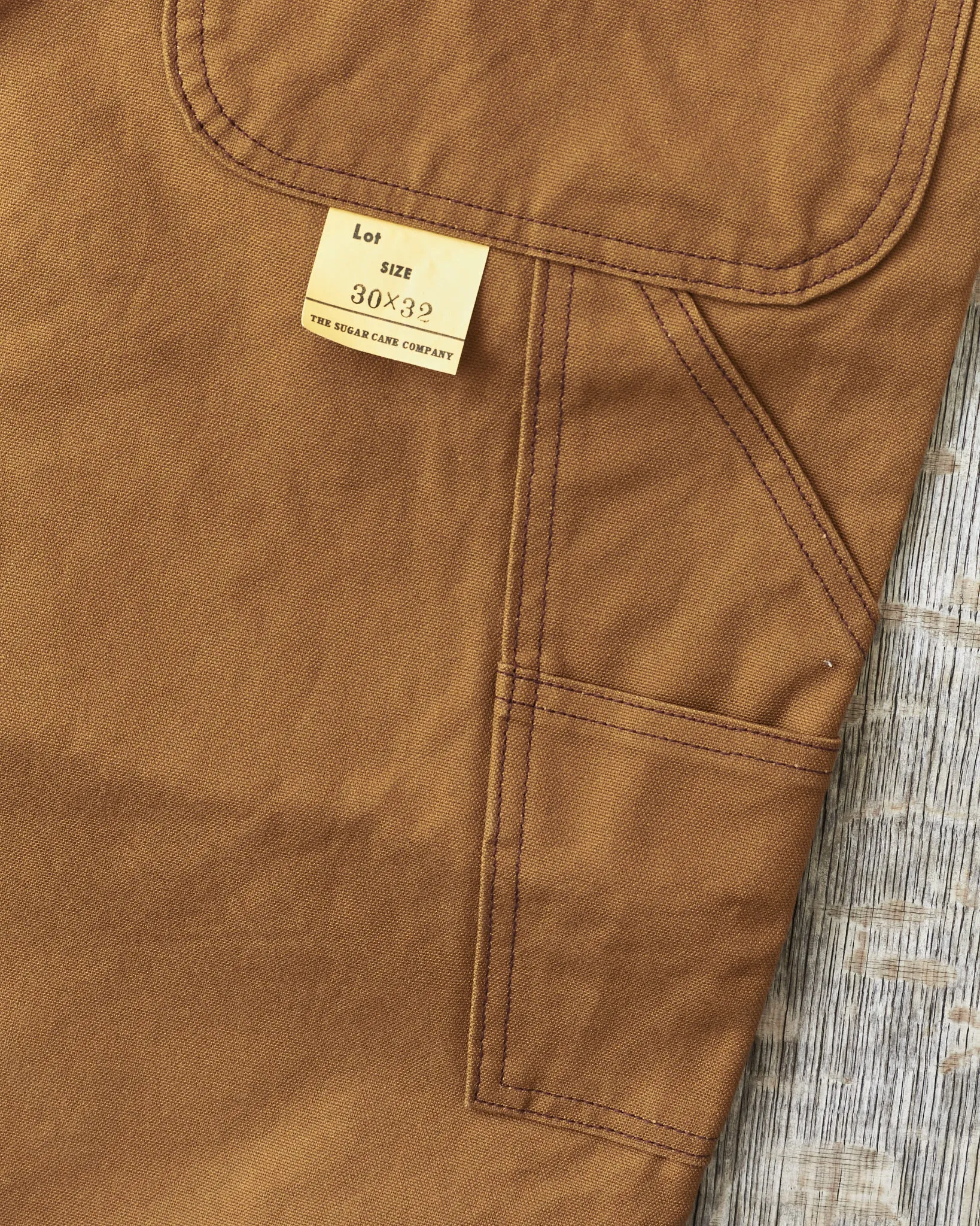 Sugar Cane 13oz. Brown Duck Work Pants SC42497