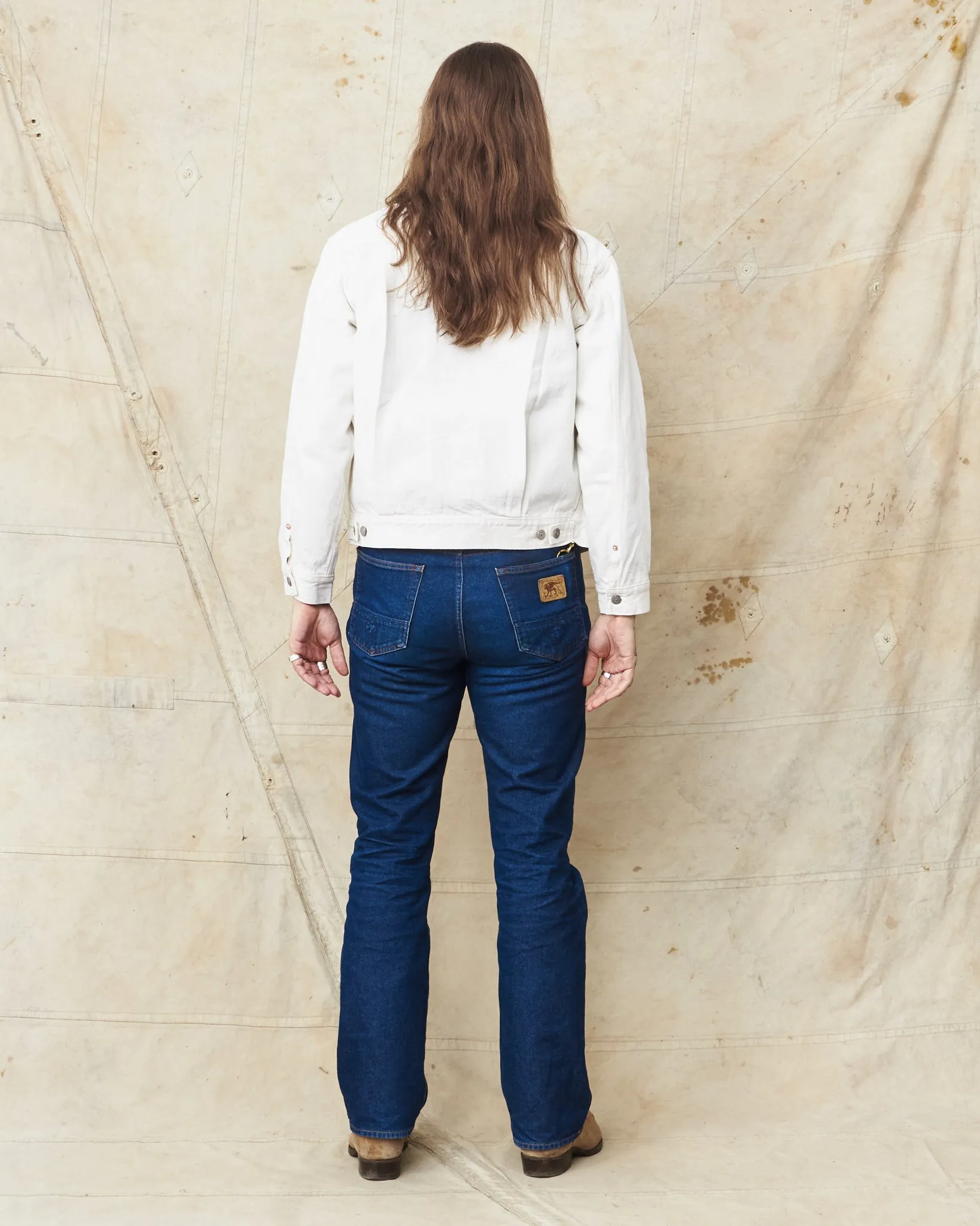 Sugar Cane & Co SC15720 1953 Type 2, 13 oz White Denim Jacket