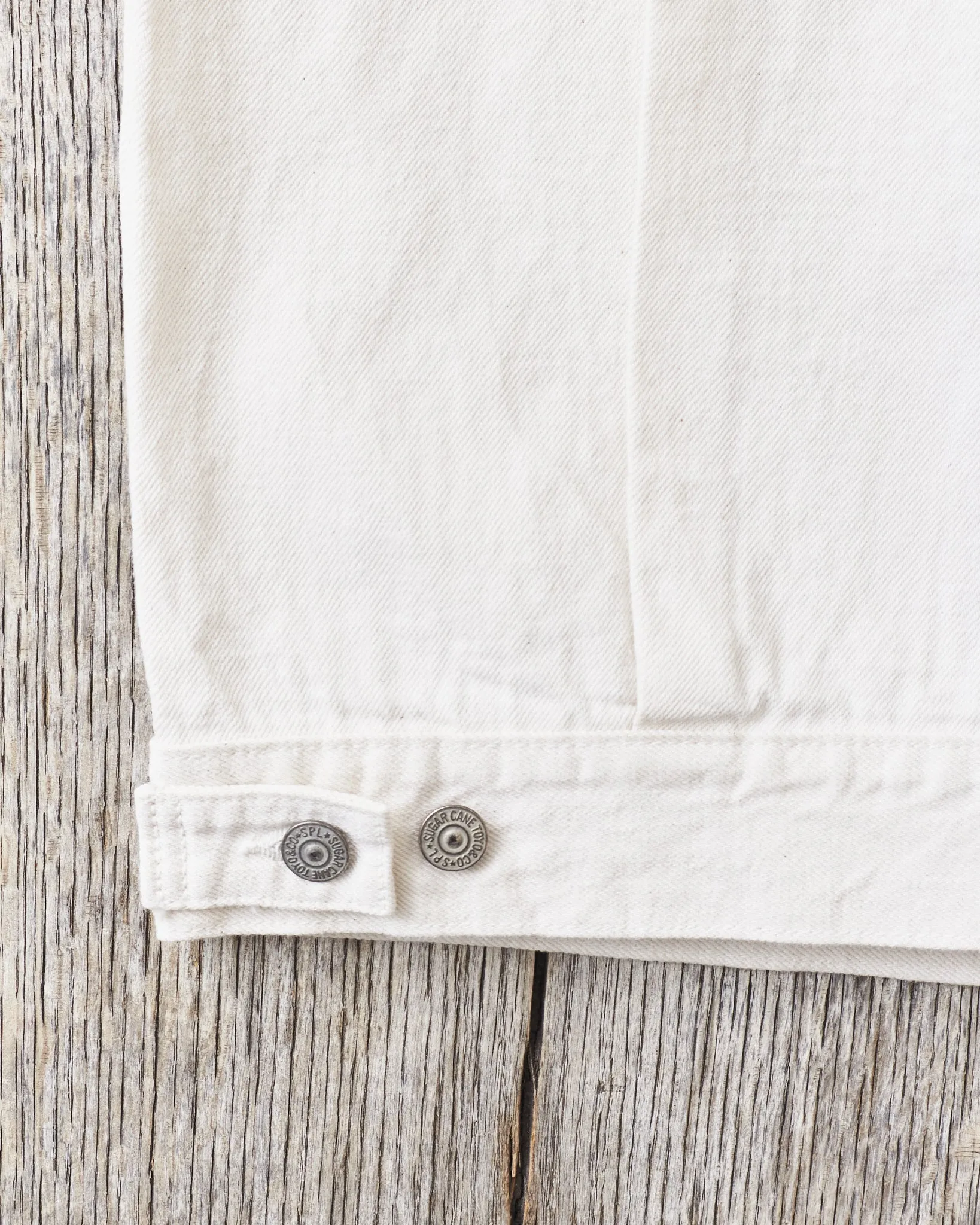 Sugar Cane & Co SC15720 1953 Type 2, 13 oz White Denim Jacket