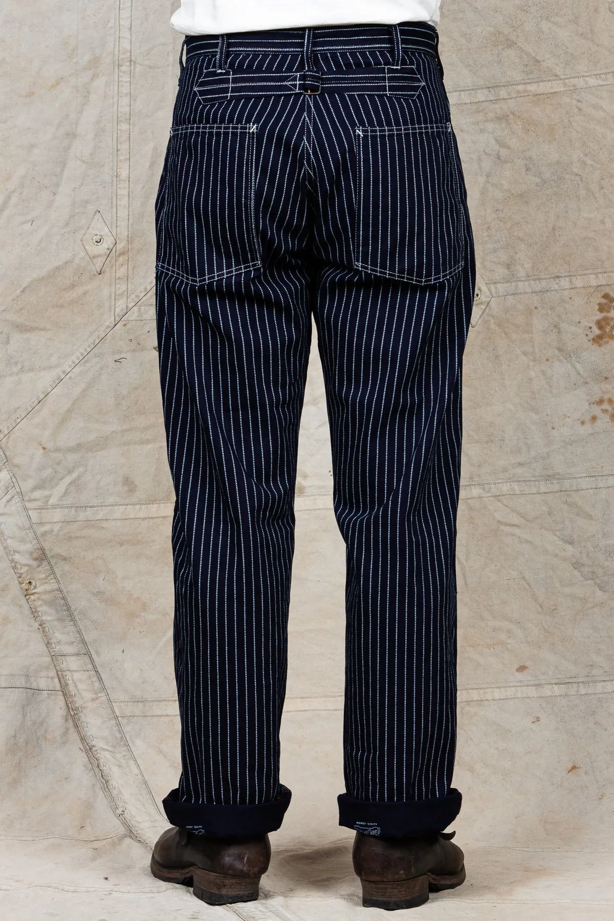 Sugar Cane & Co. Wabash Stripe Engineer Pants SC40786A