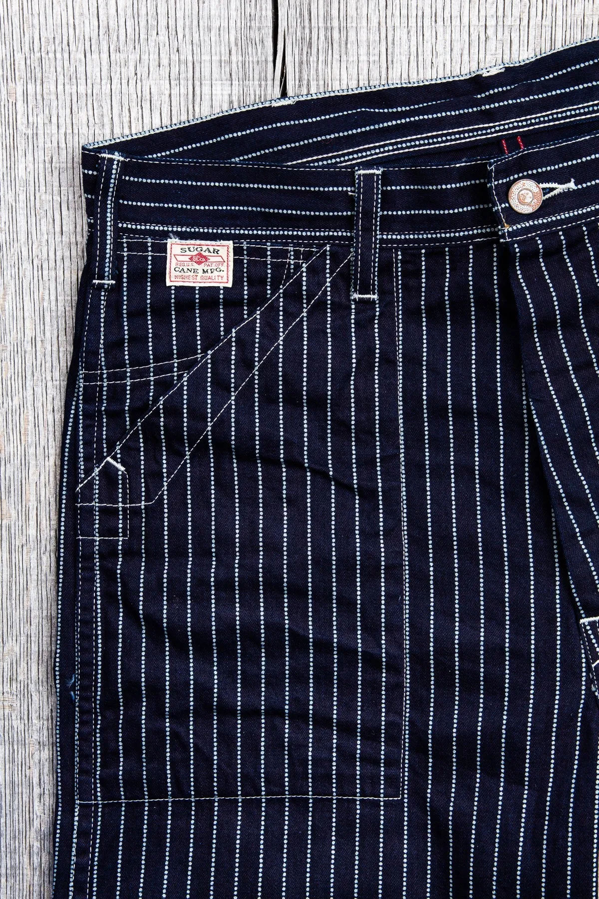 Sugar Cane & Co. Wabash Stripe Engineer Pants SC40786A