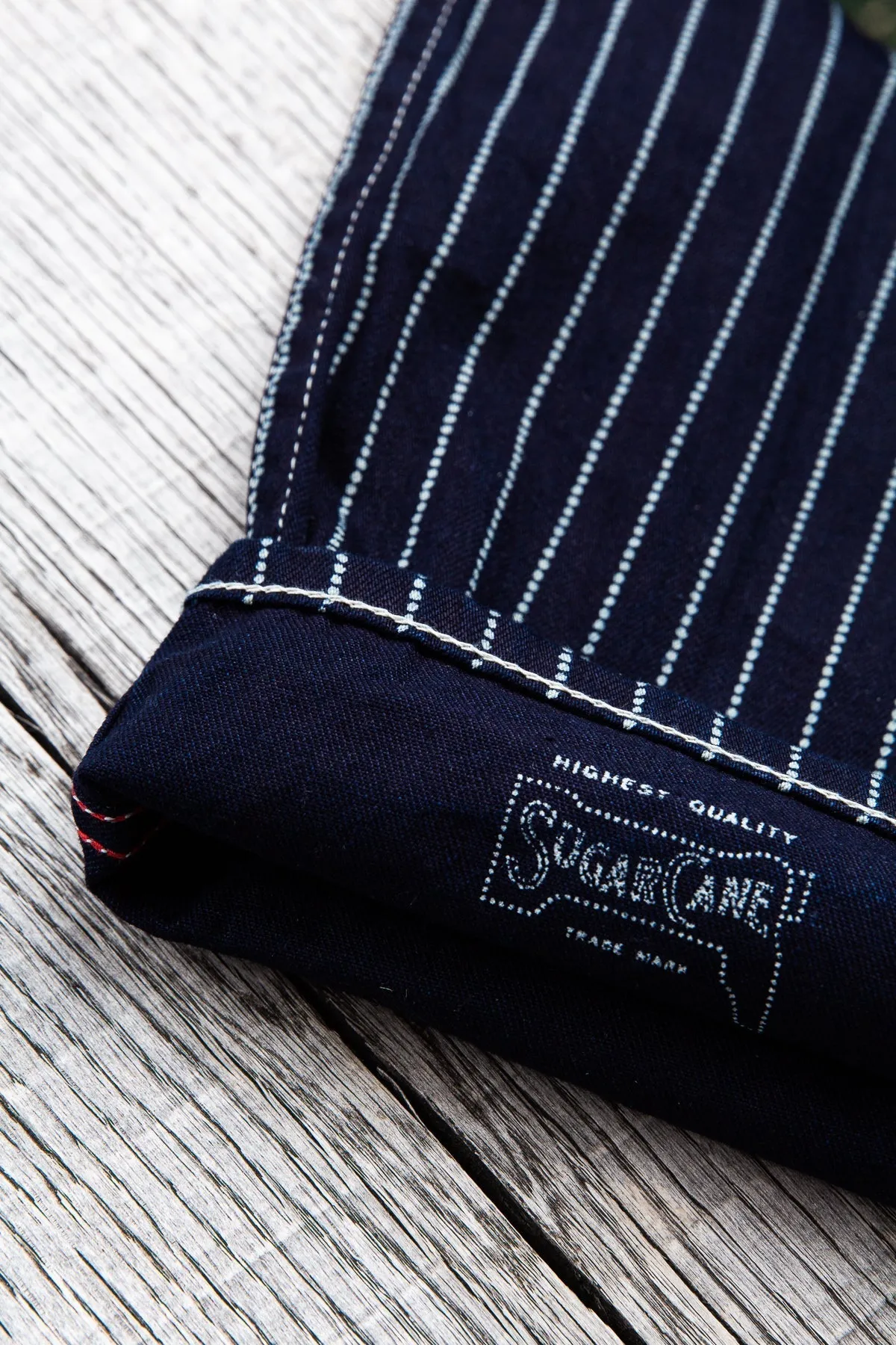 Sugar Cane & Co. Wabash Stripe Engineer Pants SC40786A