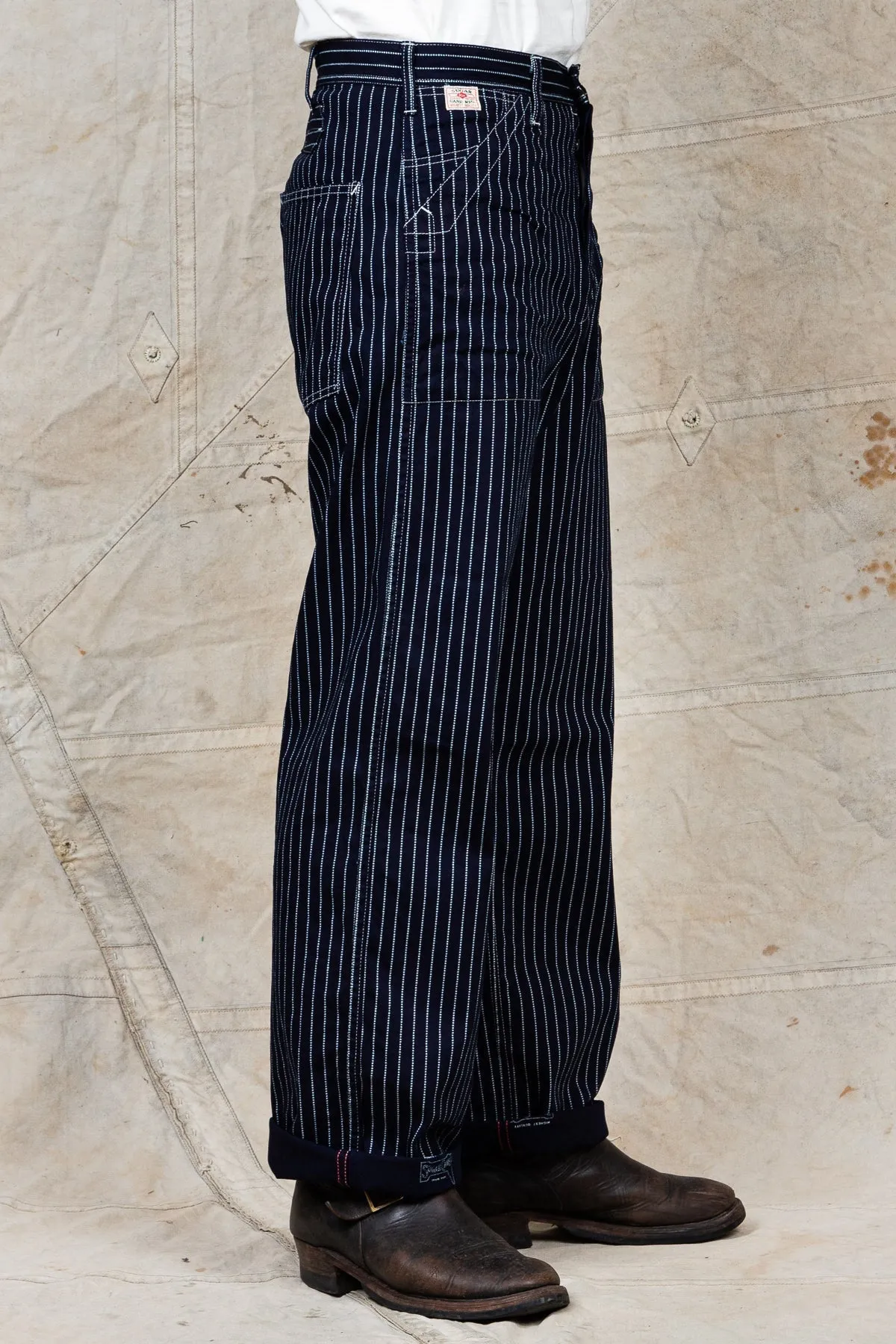 Sugar Cane & Co. Wabash Stripe Engineer Pants SC40786A