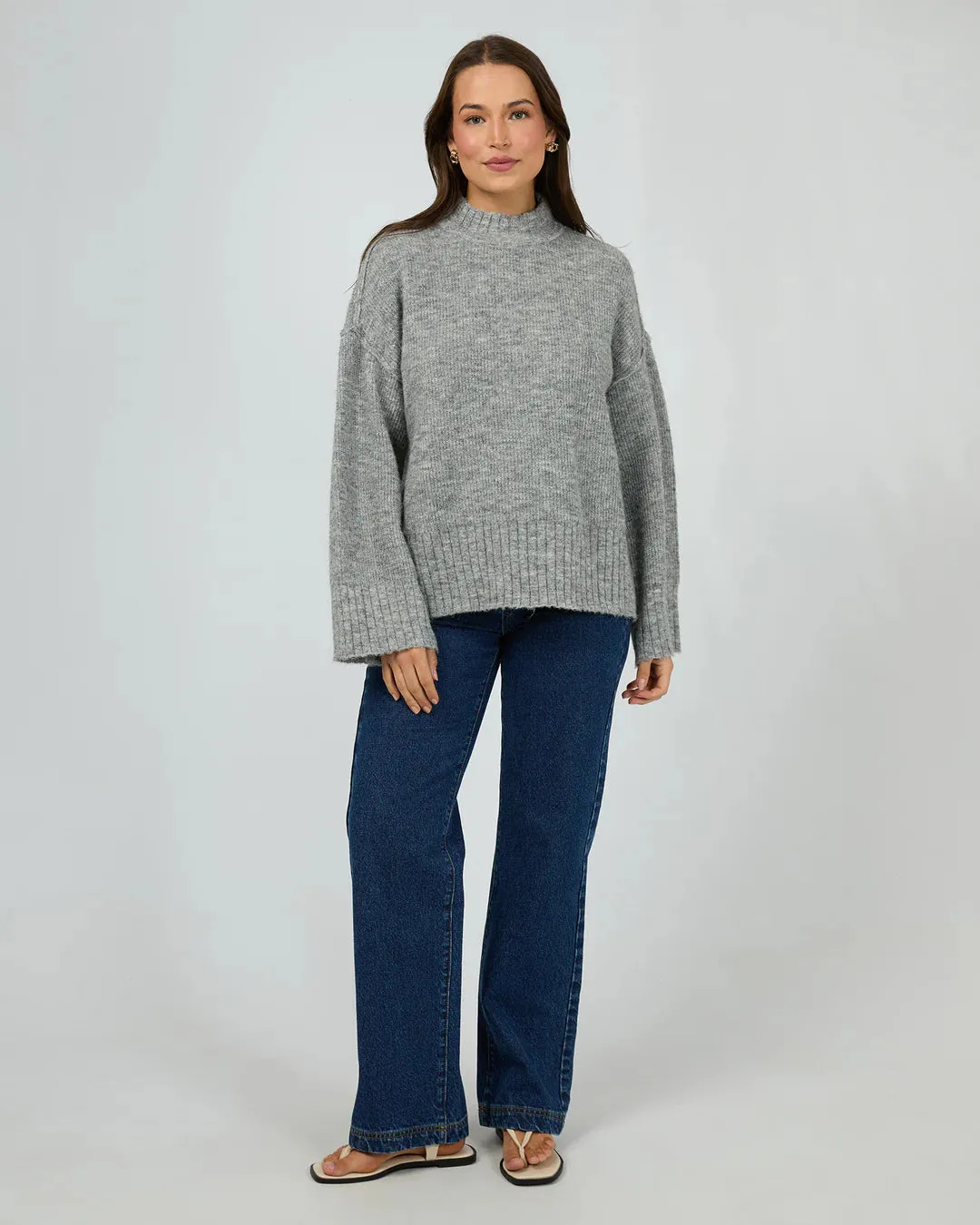 Suki Knit Jumper Grey