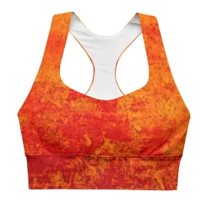 Summer Fire Longline sports bra