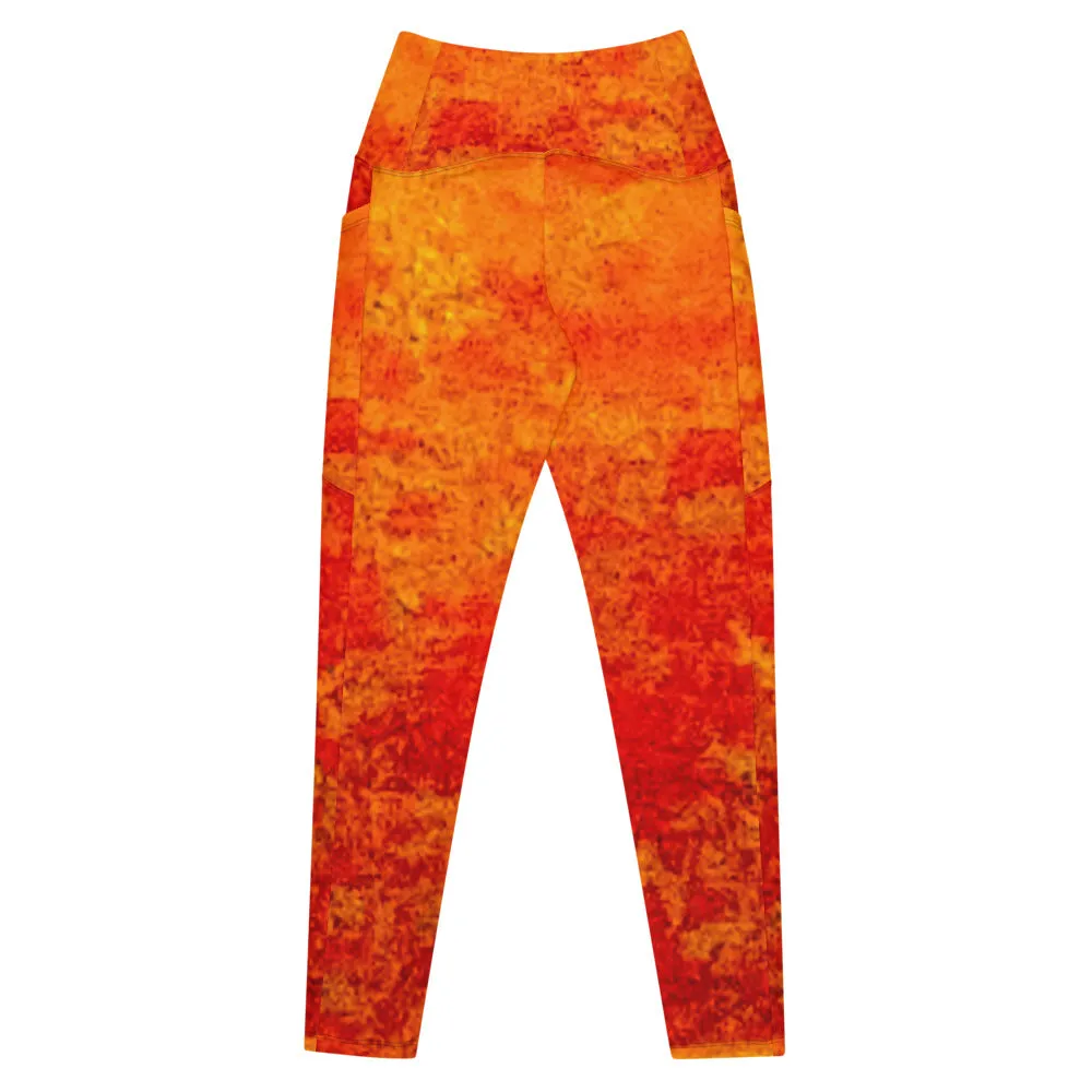 Summer Joy Crossover leggings with pockets