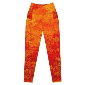 Summer Joy Crossover leggings with pockets