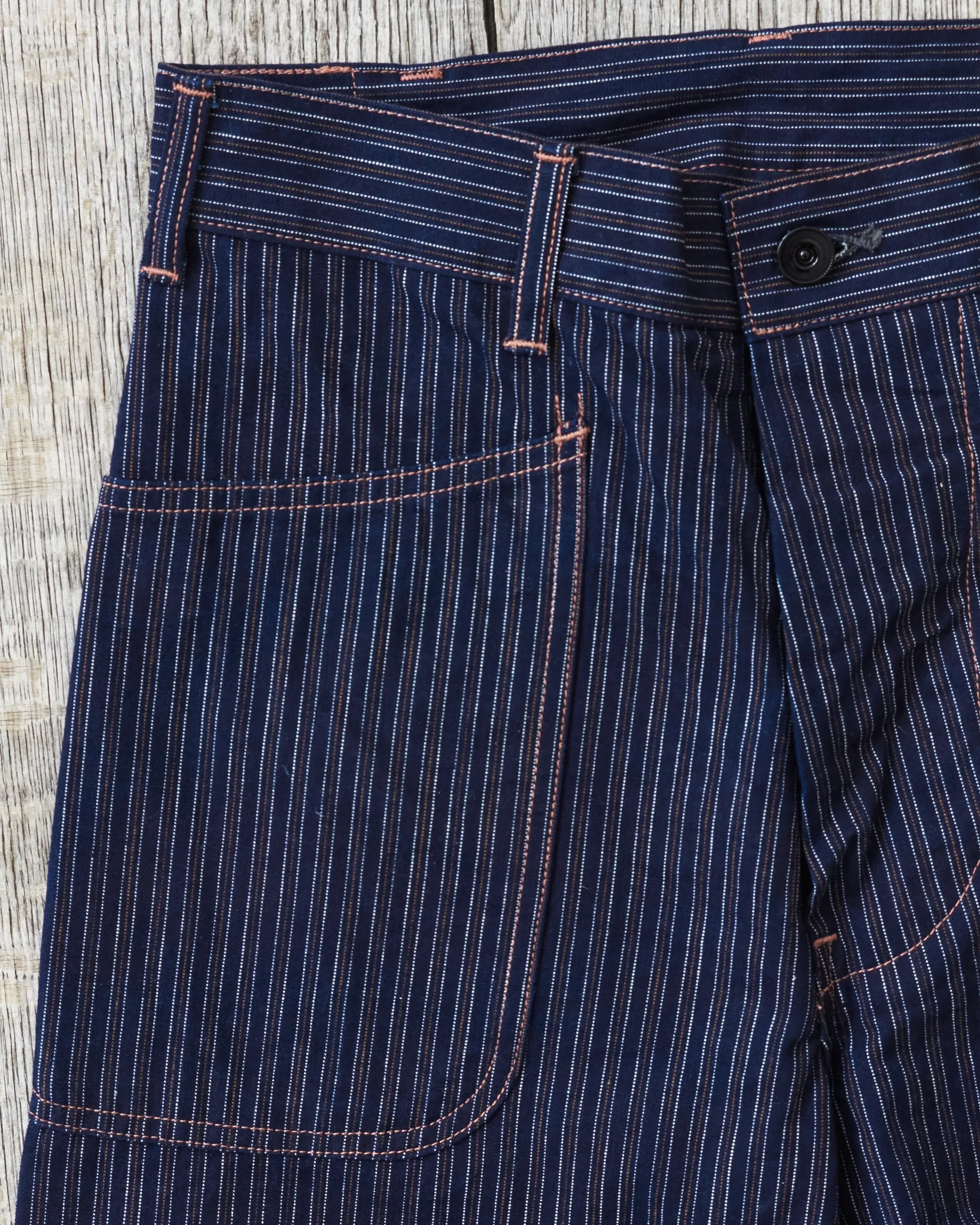 Sun Surf Union Supply Sensuji Work Pants Indigo Stripe US42437