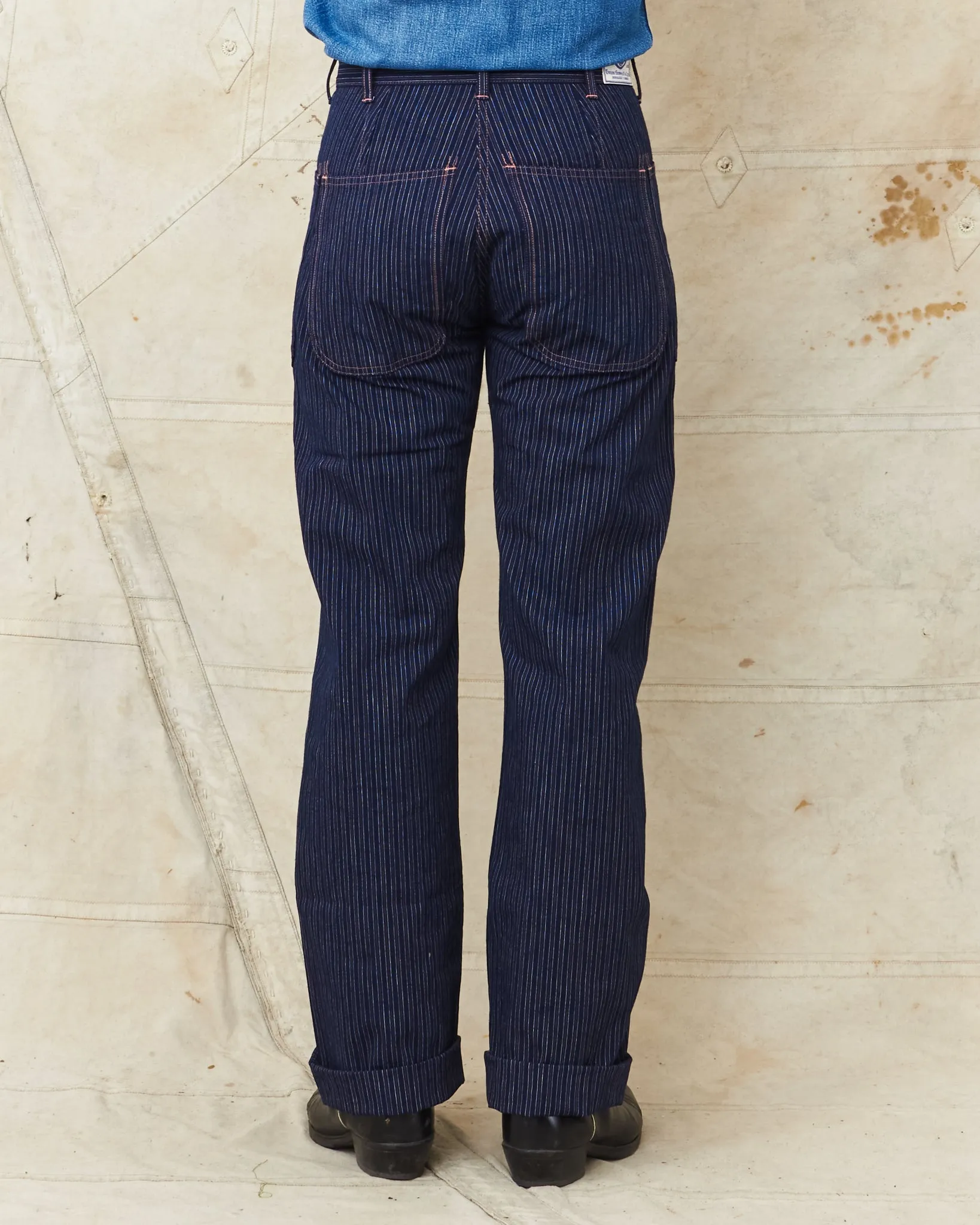 Sun Surf Union Supply Sensuji Work Pants Indigo Stripe US42437