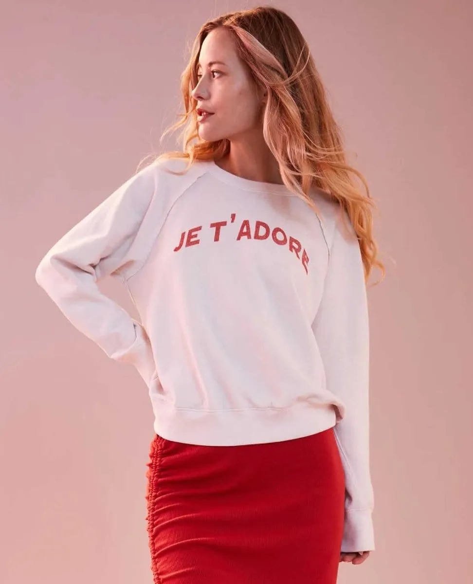 Sundry Je T'Adore Sweatshirt