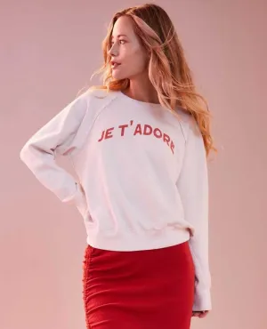 Sundry Je T'Adore Sweatshirt