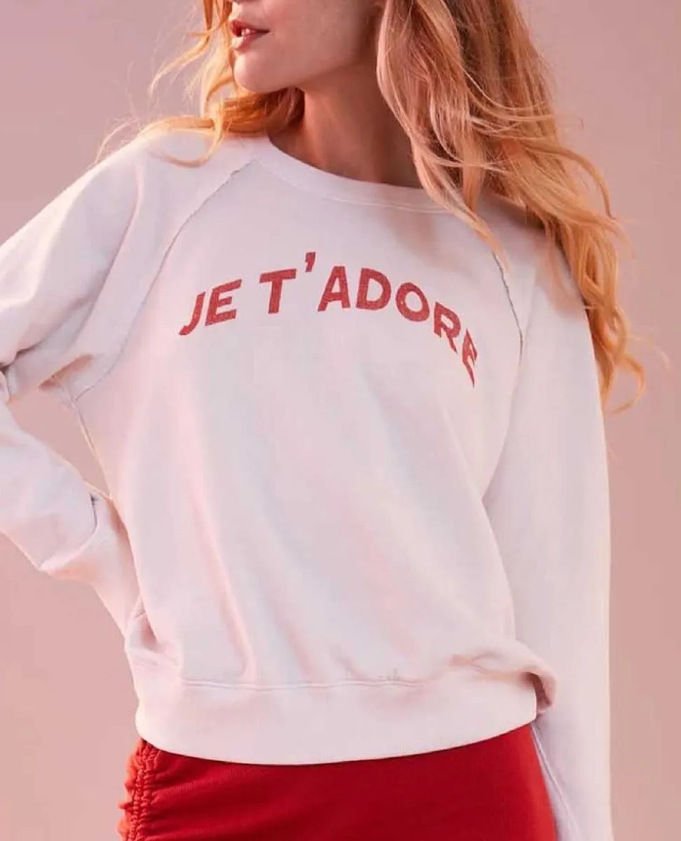 Sundry Je T'Adore Sweatshirt