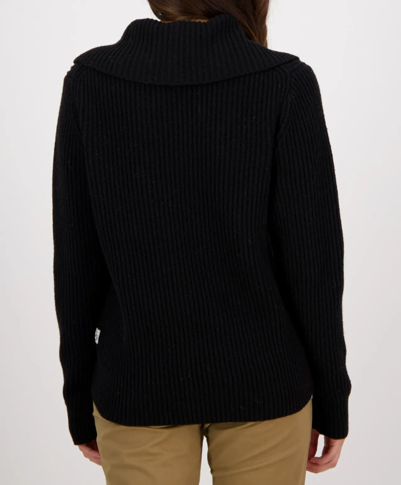 Swanndri Riverside Zip Neck Rib Jumper