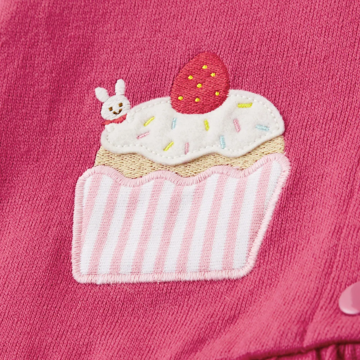 Sweets Motif Fluffy Cotton Cardigan