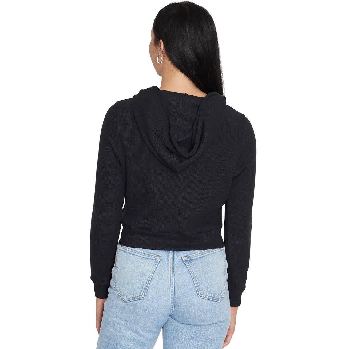 Syracuse Waffle Knit Zip Up Hoodie