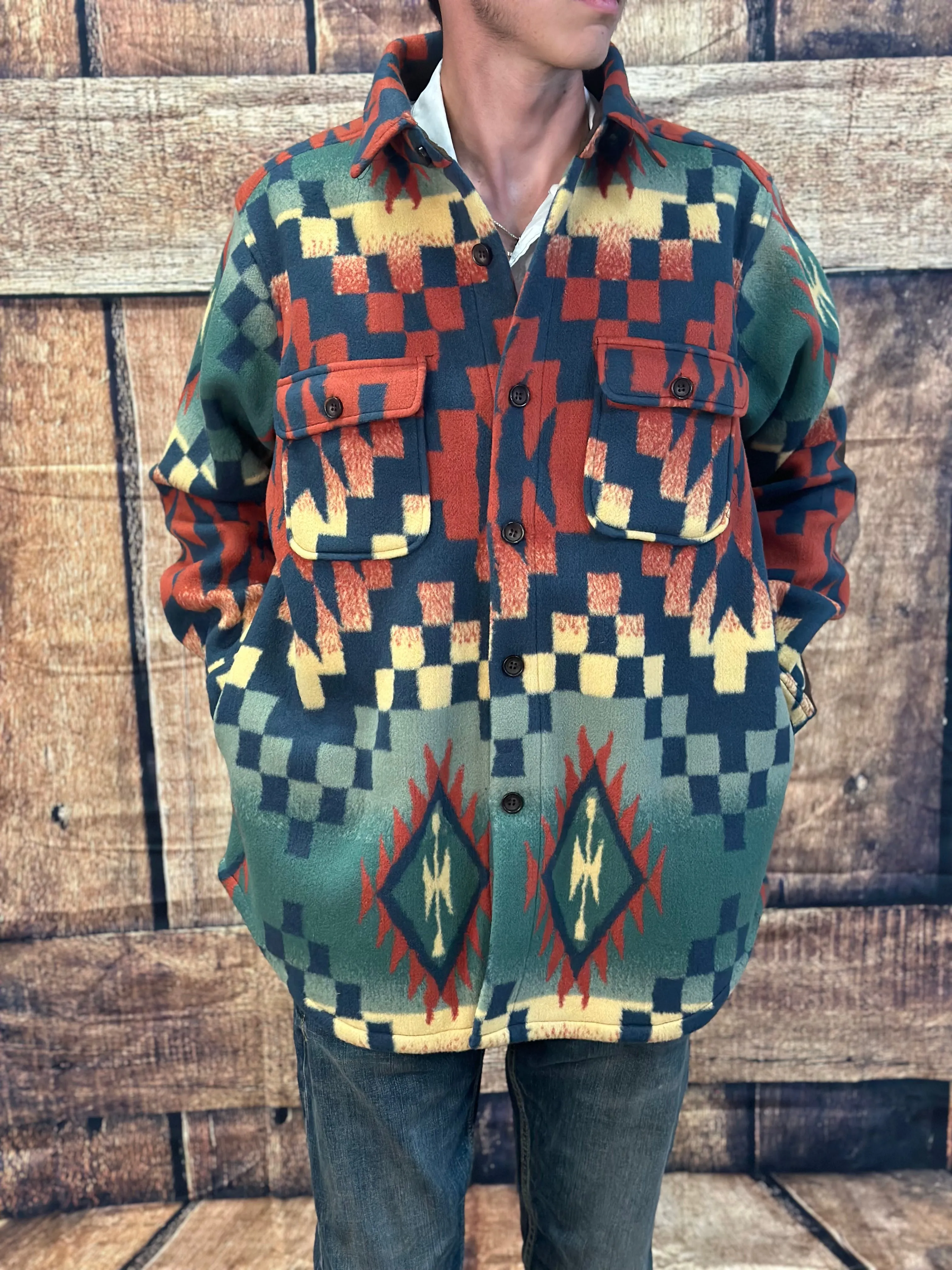 Tasha Polizzi Men's Blanket Shirt