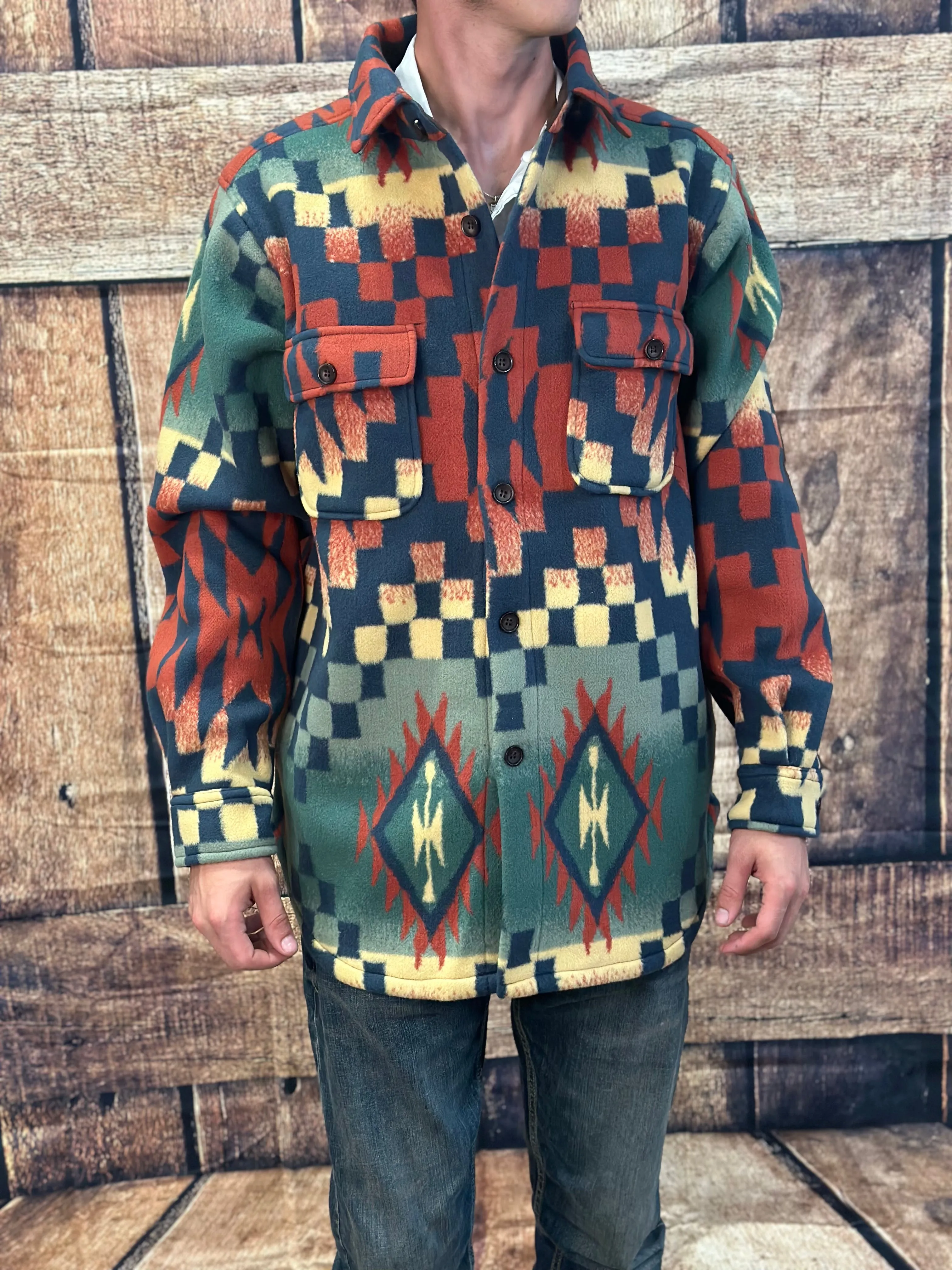 Tasha Polizzi Men's Blanket Shirt