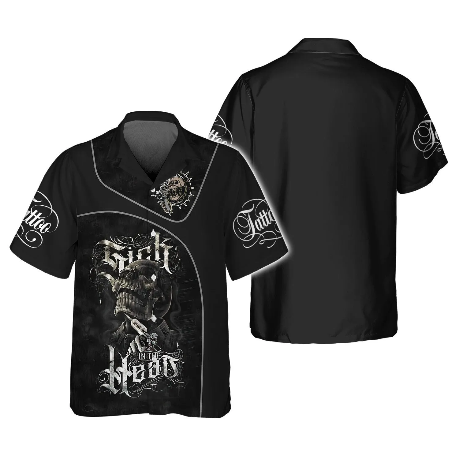 Tattoo Artist Shop Personalized Name Zipper Hoodie, 3D Hoodie