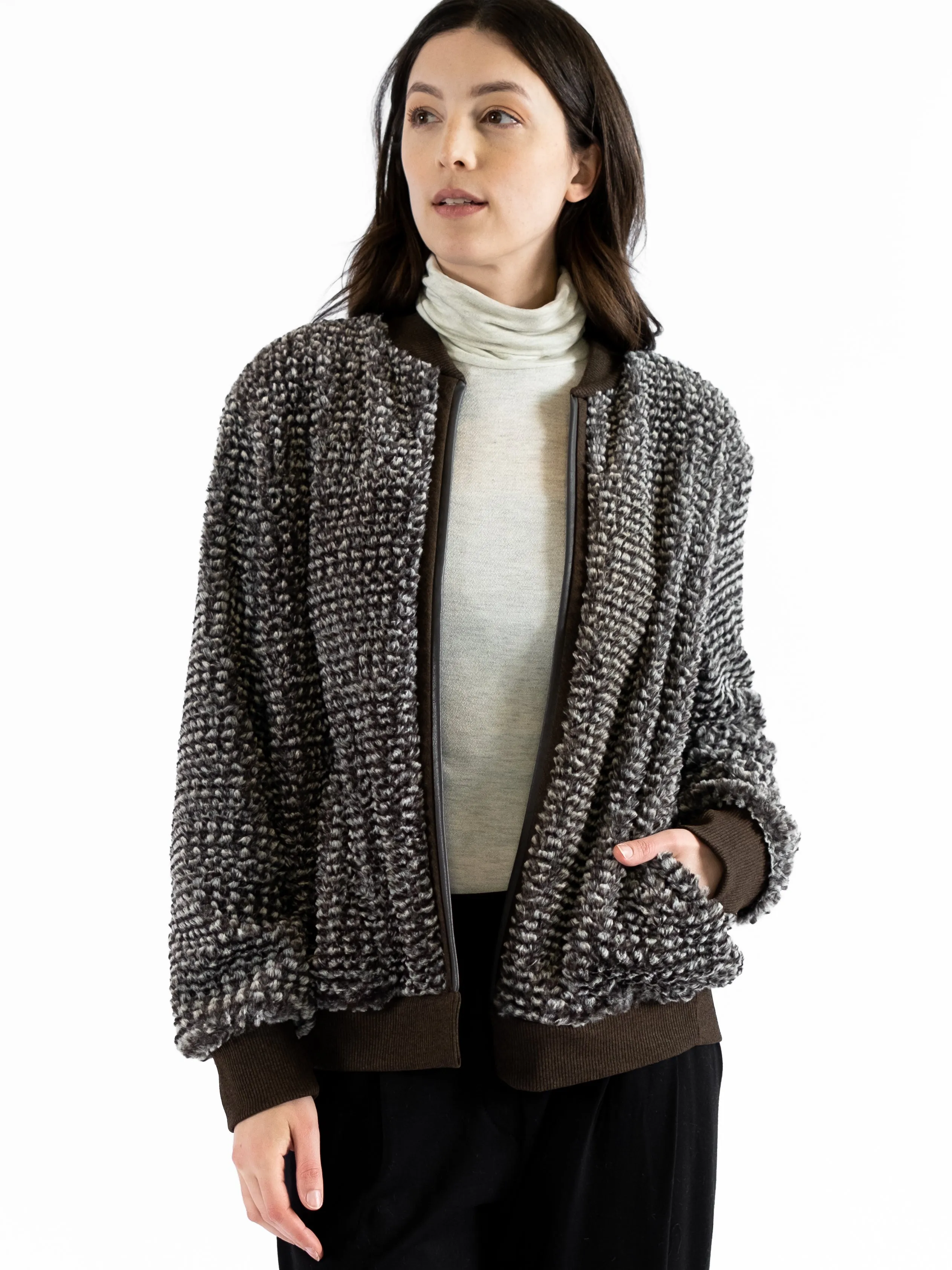 Taylor Faux Fur Bomber Jacket