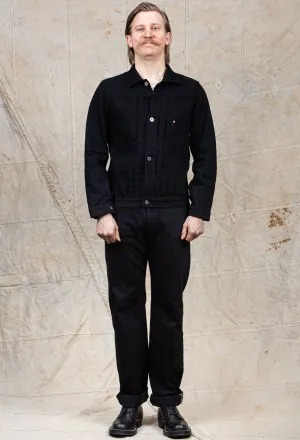 TCB Jeans S40's Jacket Black Denim One Wash
