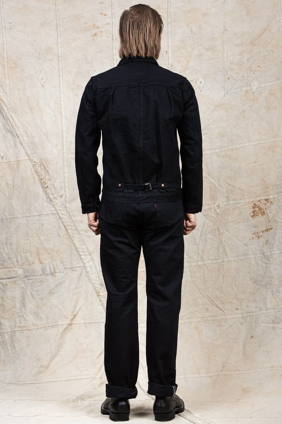 TCB Jeans S40's Jacket Black Denim One Wash