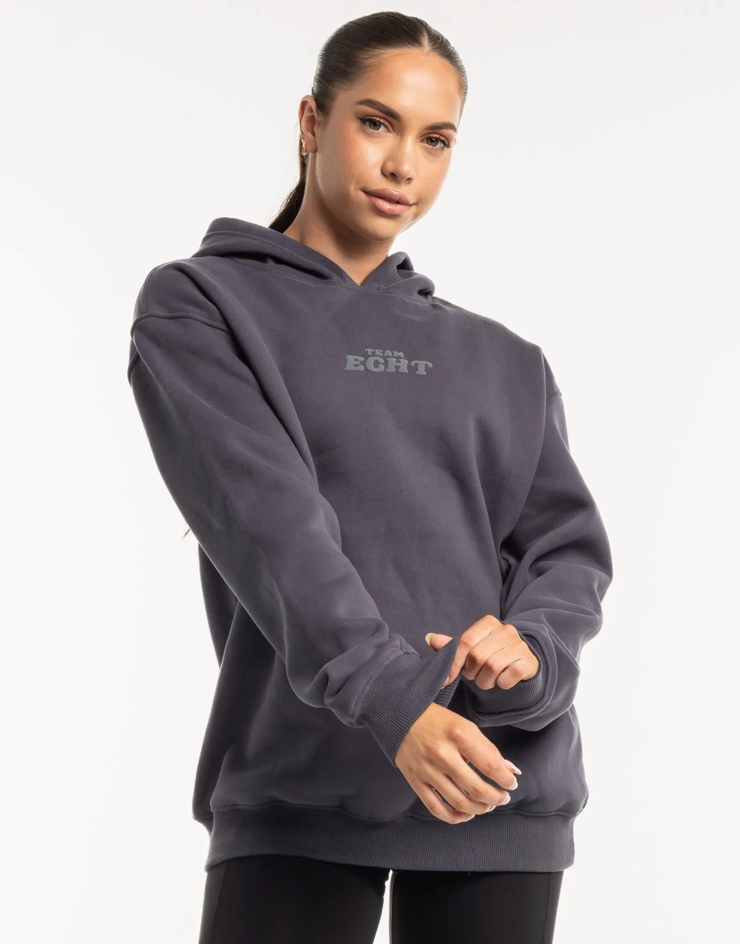 Team Echt Hoodie - Smoke Grey
